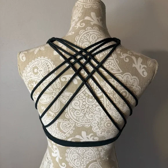 Lululemon Dark Green Sports Bra - Picture 2 of 5